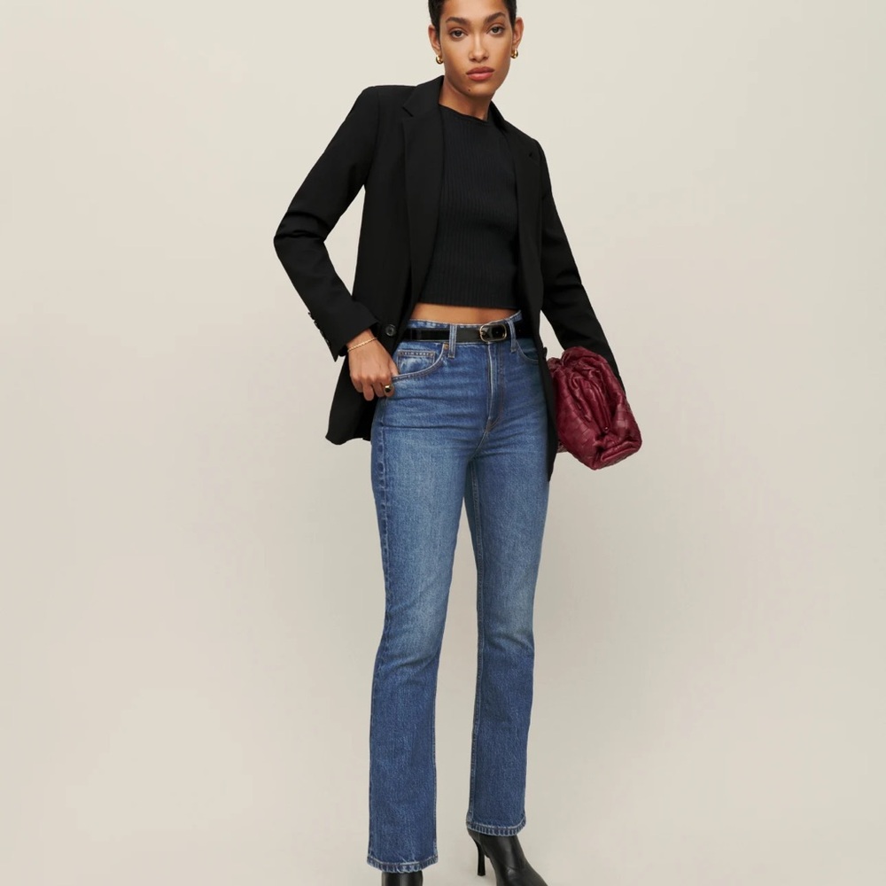Peyton high rise bootcut reformation jeans size 26